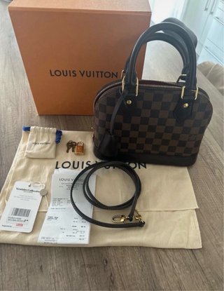 Bolso Louis Vuitton Alma BB Damier Ebene