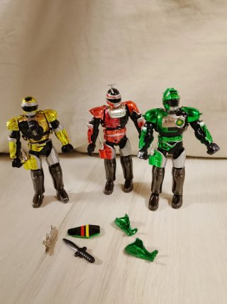 Set 3 Statuine Bandai 1990