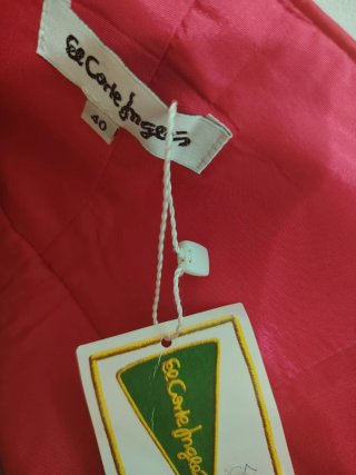 Vestido de fiesta rosa El Corte Inglés Talla 40