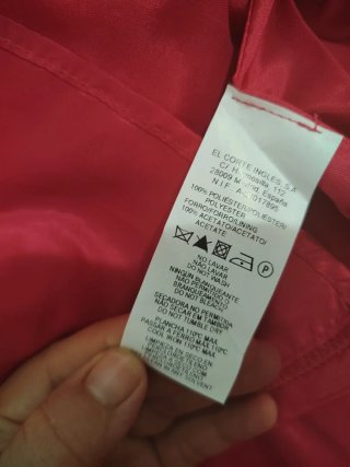 Vestido de fiesta rosa El Corte Inglés Talla 40