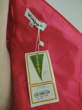 Vestido de fiesta rosa El Corte Inglés Talla 40