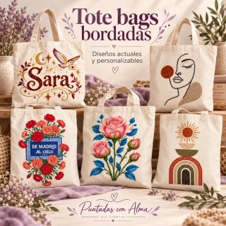 Bolso Tote Personalizado Bordado