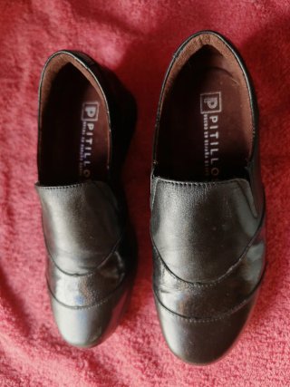 Zapatos Pitillo mujer piel negros talla 36