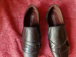 Zapatos Pitillo mujer piel negros talla 36