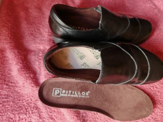 Zapatos Pitillo mujer piel negros talla 36