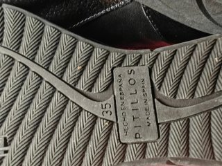 Zapatos Pitillo mujer piel negros talla 36