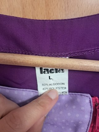 Bata de profesora infantil con dibujos