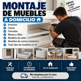 Montaje de muebles a domicilio | Sevilla y Aljaraf