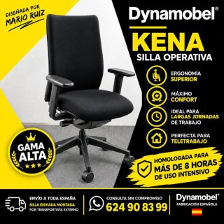 Silla Oficina Dynamobel Kena Negra