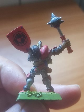 Guerrero Caos Warhammer Metal Antiguo