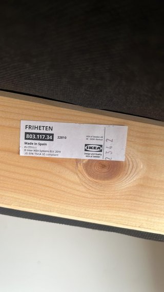 Sofá Cama IKEA Friheten Gris