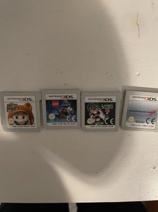 Lote 4 Juegos Nintendo 3DS negociable
