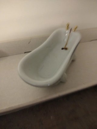 Miniaturas baño para maquetas