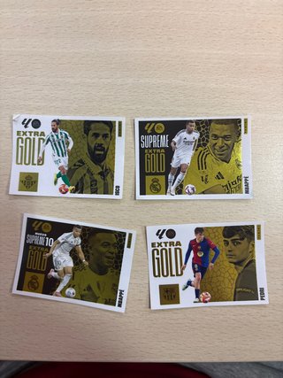 Cromos Panini Extra Gold Supreme
