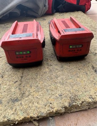 2 Baterías Hilti B22 5.2 Li-ion