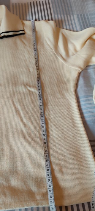 Jersey de lana Lua Dona, color crema, talla única