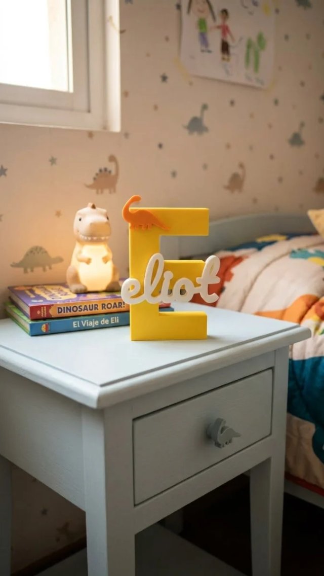 Letras personalizadas impresas en 3D