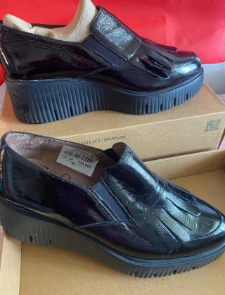 Zapatos negros charol mujer talla 38