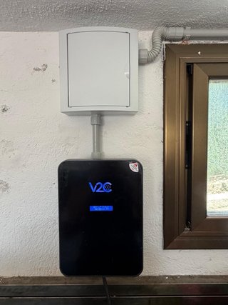 Instalación de cargador eléctrico