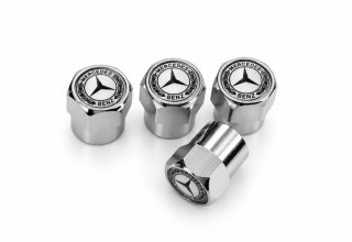 Mercedes 4 Tapones Valvula para Neumaticos Llantas