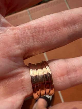 Anillo Bulgari B.Zero1 Talla 55 Oro Rosa