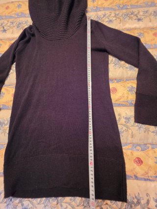 Vestido de punto negro H&M Talla M
