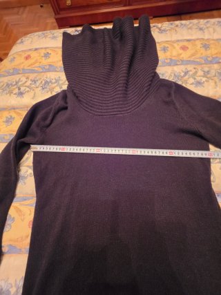 Vestido de punto negro H&M Talla M