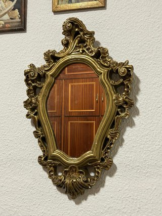 Espejo de Rocalla Antiguo