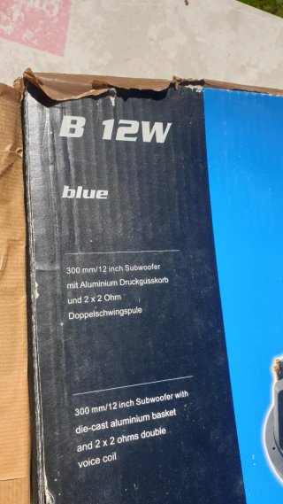 Subwoofer Helix Blue 12 Nero/Argento