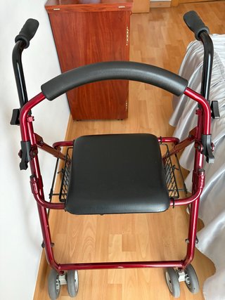 Caminador, silla WC y asiento bañera 3a edad