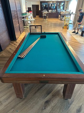 Mesa de billar francés madera maciza