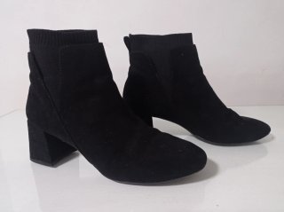 Botines negros mujer tacón