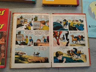 Lote de 5 Tebeos y Novelas Ilustradas Antiguas