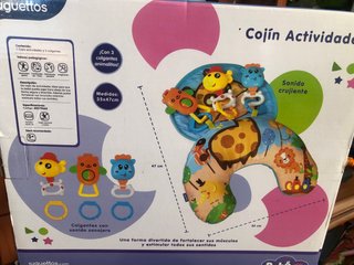 Cojín de actividades infantil jirafa/s/juguetes
