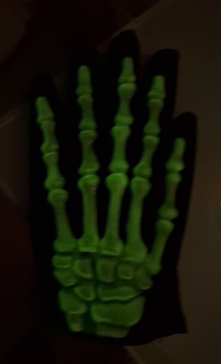 Guantes Esqueleto Fluorescentes adulto HALLOWEEN
