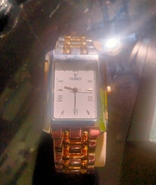 Pareja de relojes Viceroy oro y plata