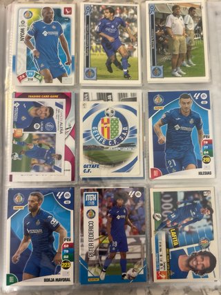 LOTE 1 — 54 CROMOS DEL GETAFE DIFERENTES