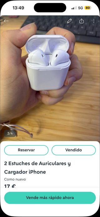 2 Estuches de Auriculares y Cargador iPhone