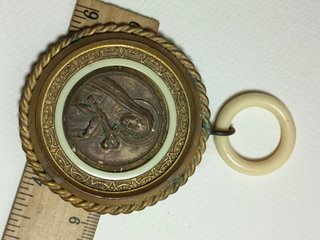 Medallón Cunero Antiguo de Santa Teresita 1920