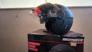 Casco Jet SPEQ Negro