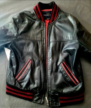 Chaqueta bomber de piel Redskins
