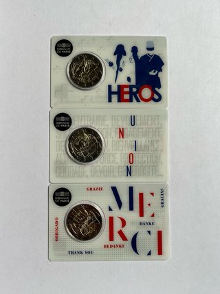 Moneda 2€ Francia 2020 Héroes Coincard
