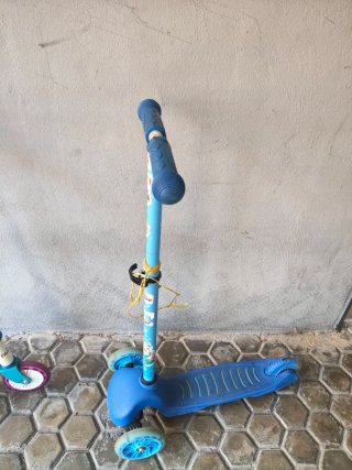 Patinete infantil 3 ruedas azul