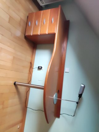 Mesa Escritorio de Madera con Cajonera
