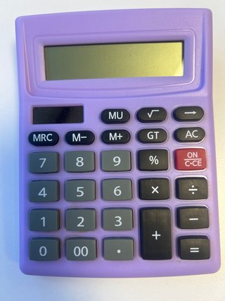 Calculadora de Sobremesa Color Lila