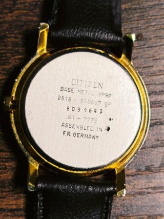 Citizen Quartz (1986) - Assemblato in Germania Oc.