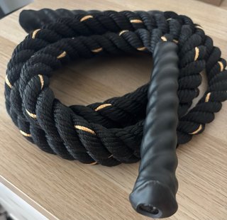 Cuerda CrossFit Pesada Negra