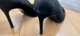 Zapatos de tacón Mango ante negro