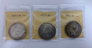 3 Monedas Plata