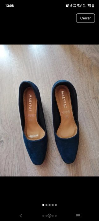 Tacones Marypaz Azul Talla 36